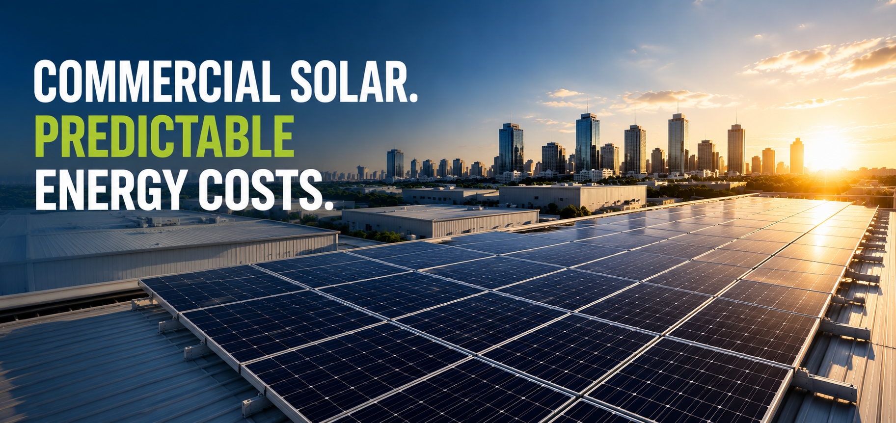 Commercial solar installation on an Australian business